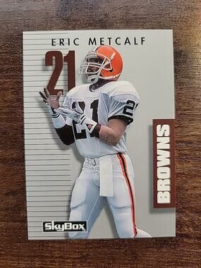 Eric Metcalf 1992 Skybox Primetime #350 - Cleveland Browns- NFL - Fresh Pull